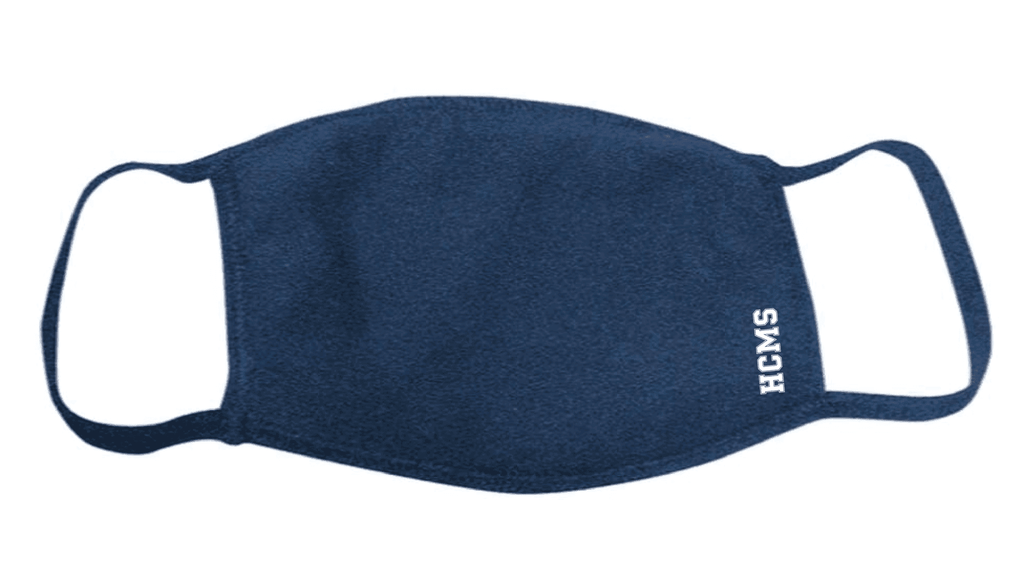 HCMS Navy Ear Loop Mask - Splatter Clothing